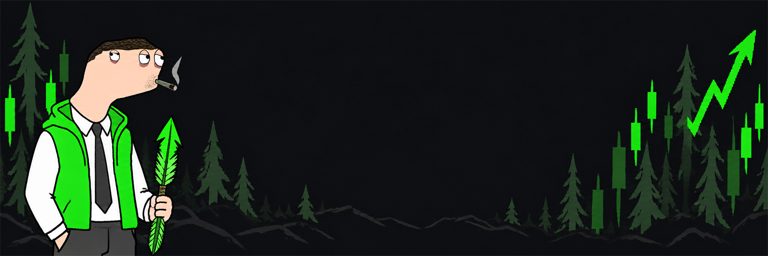 Hunter Hood crossing a neon market forest